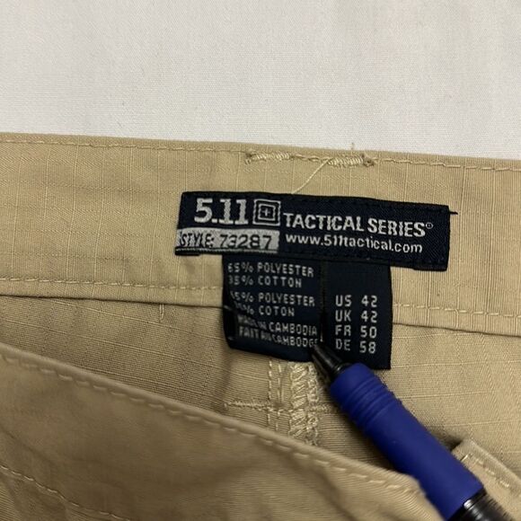 511 tactical men’s rip stop cargo short size 40 - Picture 5 of 10